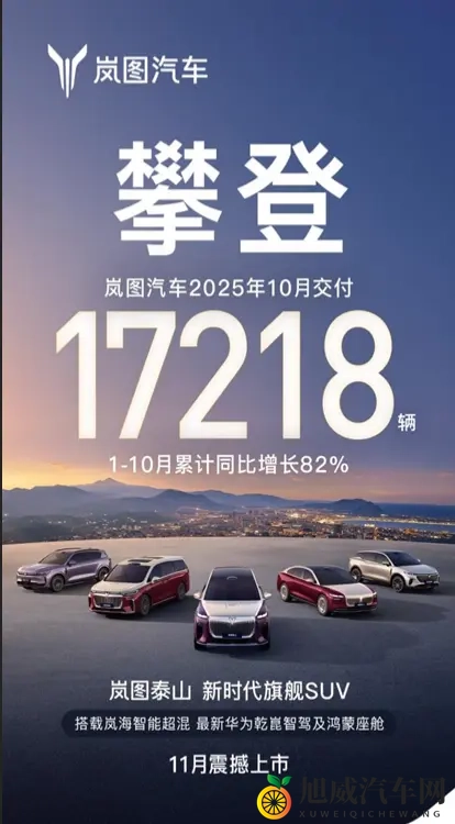 岚图追光L、泰山年内上市,销量十二连涨有没有可能?-2