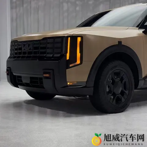 全新起亚Telluride实车亮相 气场不输路虎 提供混动版可选-2