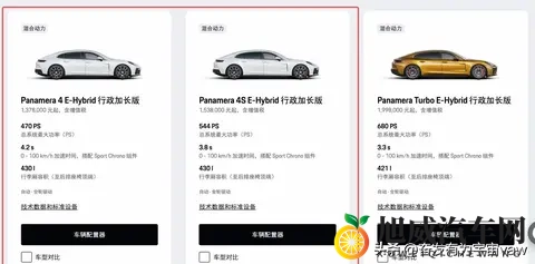 新款Panamera E-Hybrid上市信息公布-2