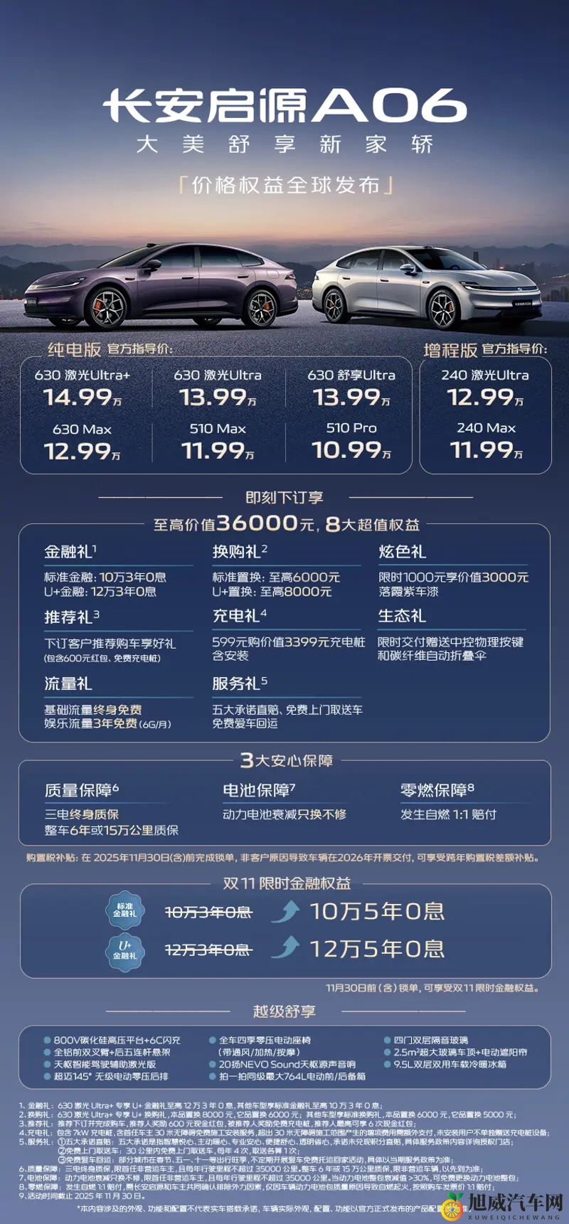 长安启源A06 起售价1099万起-1