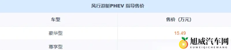 东风新游艇PHEV上市,1549万起,单电机插混-1