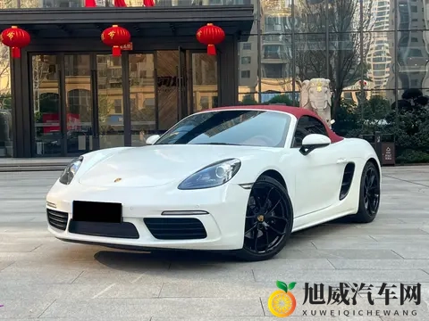 准新保时捷718:23款Boxster,白色敞篷,圆你跑车梦!-1