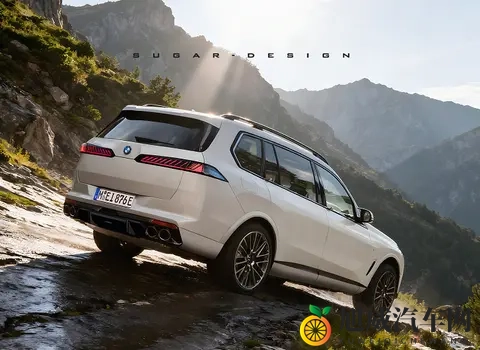 宝马新一代X7全身照提前看，网友：没有现款的好看-1