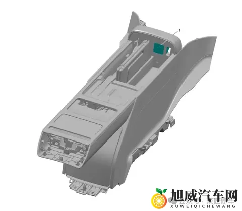 蔚来ET9车内放电功能,车内放电插座安装在二排扶手箱内-2
