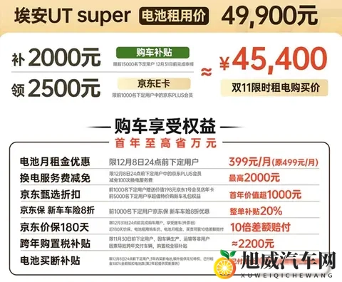 新车 电池租用购车价499万元起,广汽埃安UT super正式上市-3