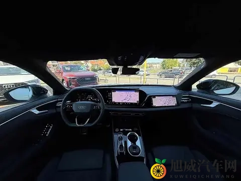 全新A6海外版实车曝光！这次奥迪是真下本了-2