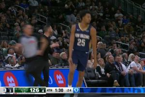 炸了！墨菲超远三分再中！单场第12记三分！NBA历史第8人！