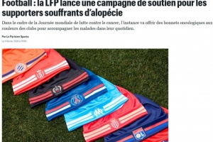 关怀抗癌球迷！法足联发起支持脱发球迷的活动，免费提供针织帽