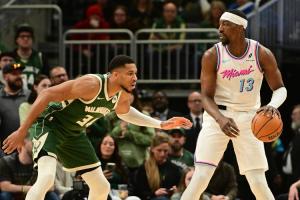 休赛期会有交易？记者：联盟多队密切关注阿德巴约在热火的情况