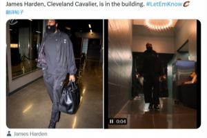 他来了！客战国王 哈登首次以骑士球员身份入场！