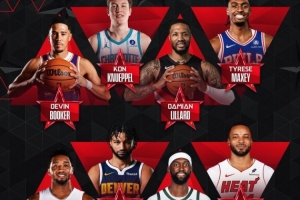 本季14人三分命中率超42%&仅三人将参加三分球大赛 肯纳德成遗珠