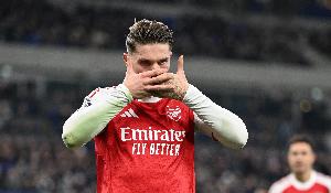 阿森纳1月队内最佳进球：约克雷斯欧冠对国米打进的世界波