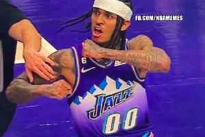 黄蜂活塞超大规模冲突致4人驱逐！乔丹·克拉克森看戏：天哪！